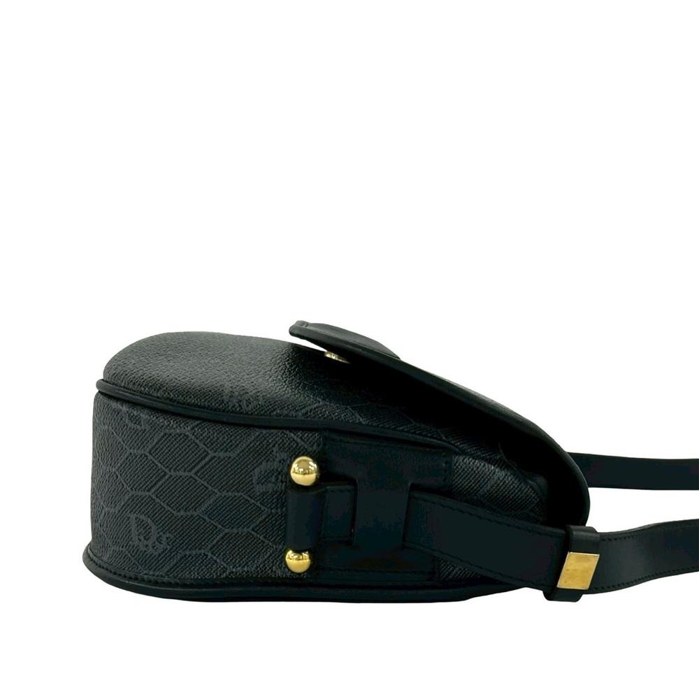 Pre-Loved Dior Honeycomb Coated Canvas Crossbody - Picture 8 of 9